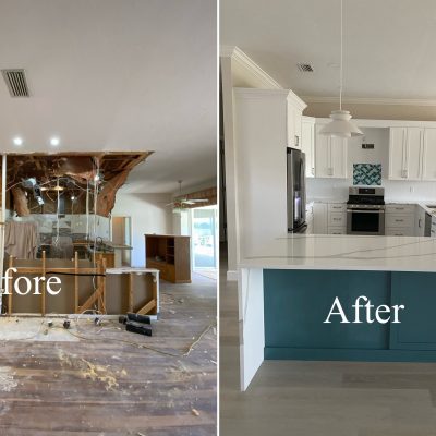 Kitchen Renovation -before and after